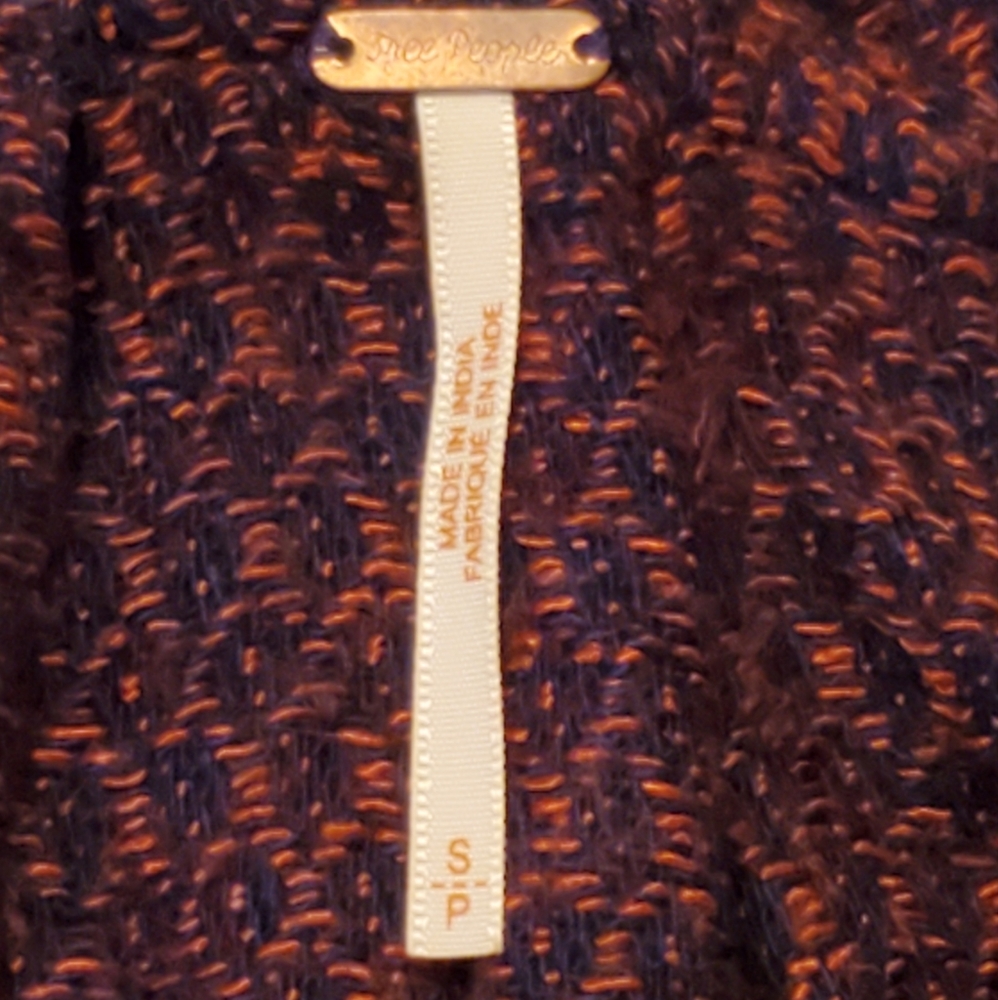 Free People in the Clouds Embroidered  Embellished Mini Dres/Tunic Size SP - Picture 7 of 10
